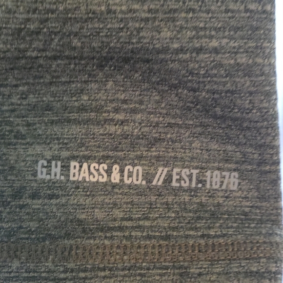 GH Bass & Co Quarter ZIP Shirt Men’s Size M- Green - Picture 2 of 7